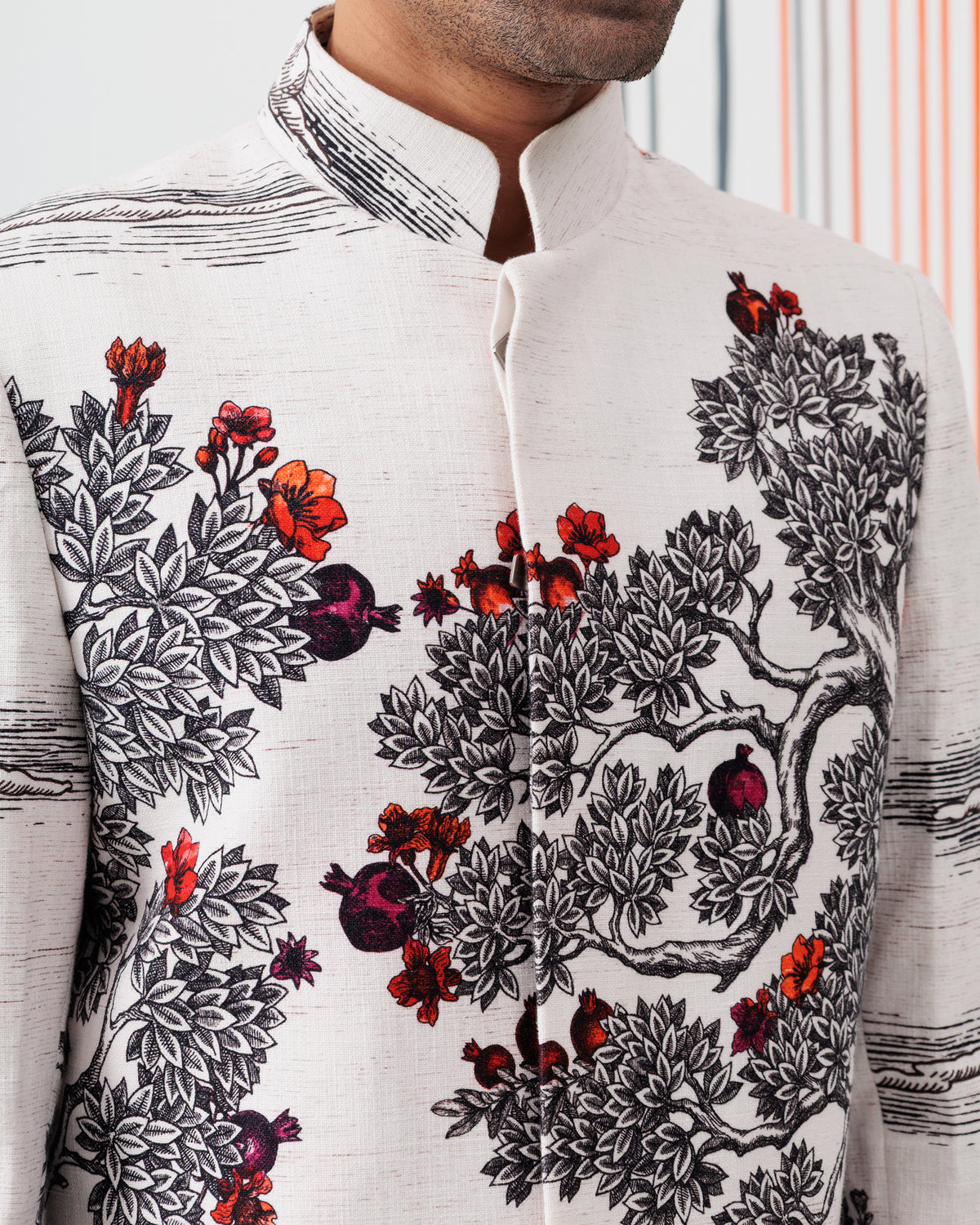 Pomegranate Pavilion Sherwani - view 4