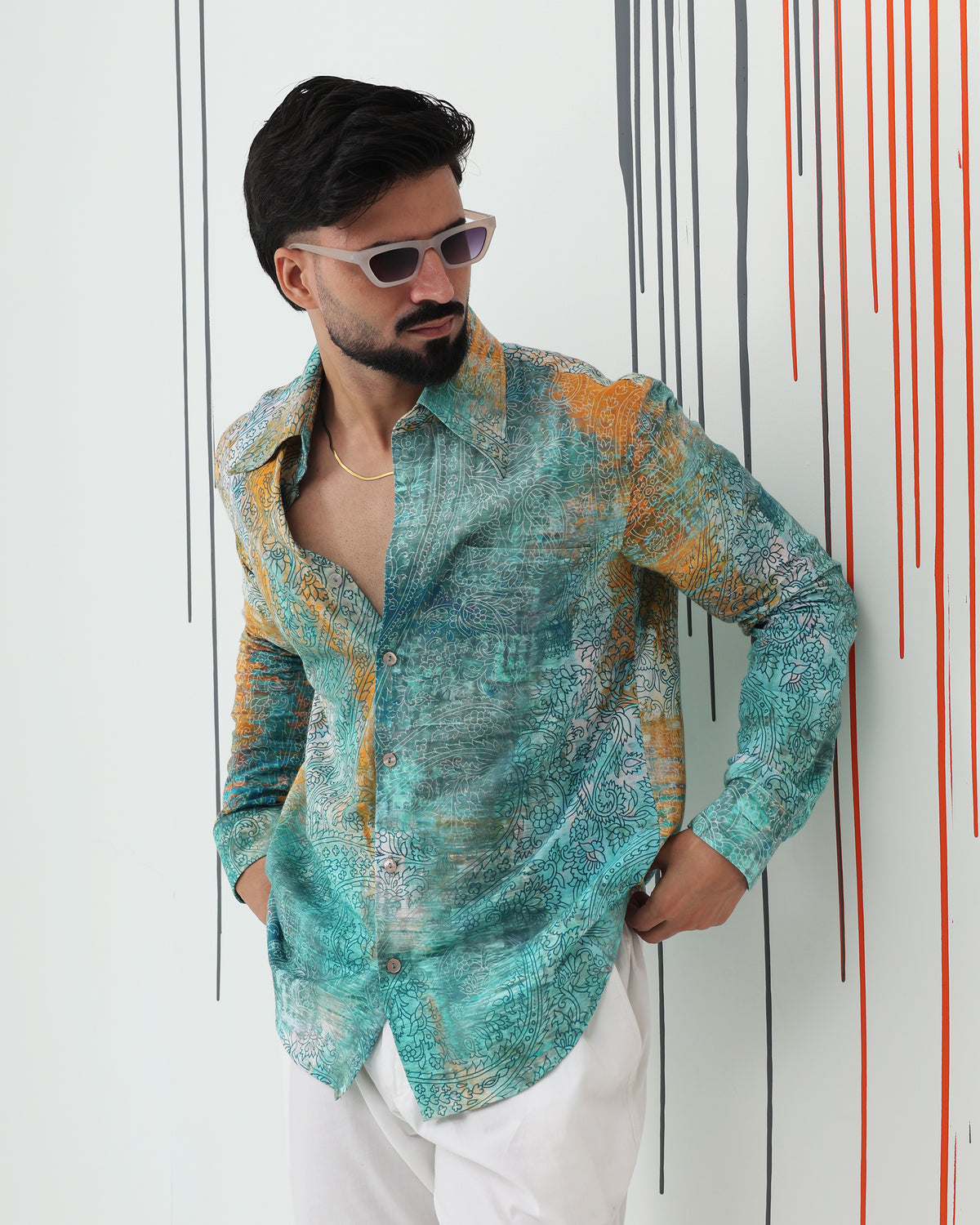 Urban Paisley Western Shirt - view 5