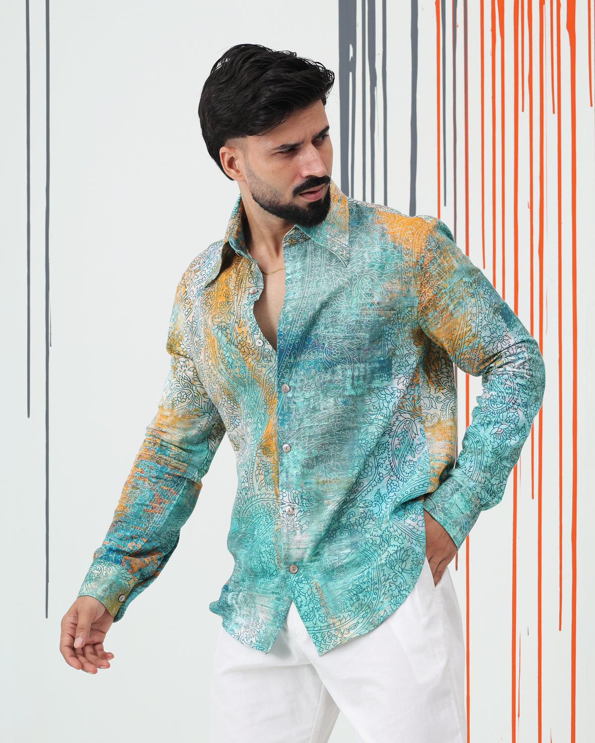 Urban Paisley Western Shirt - view 6
