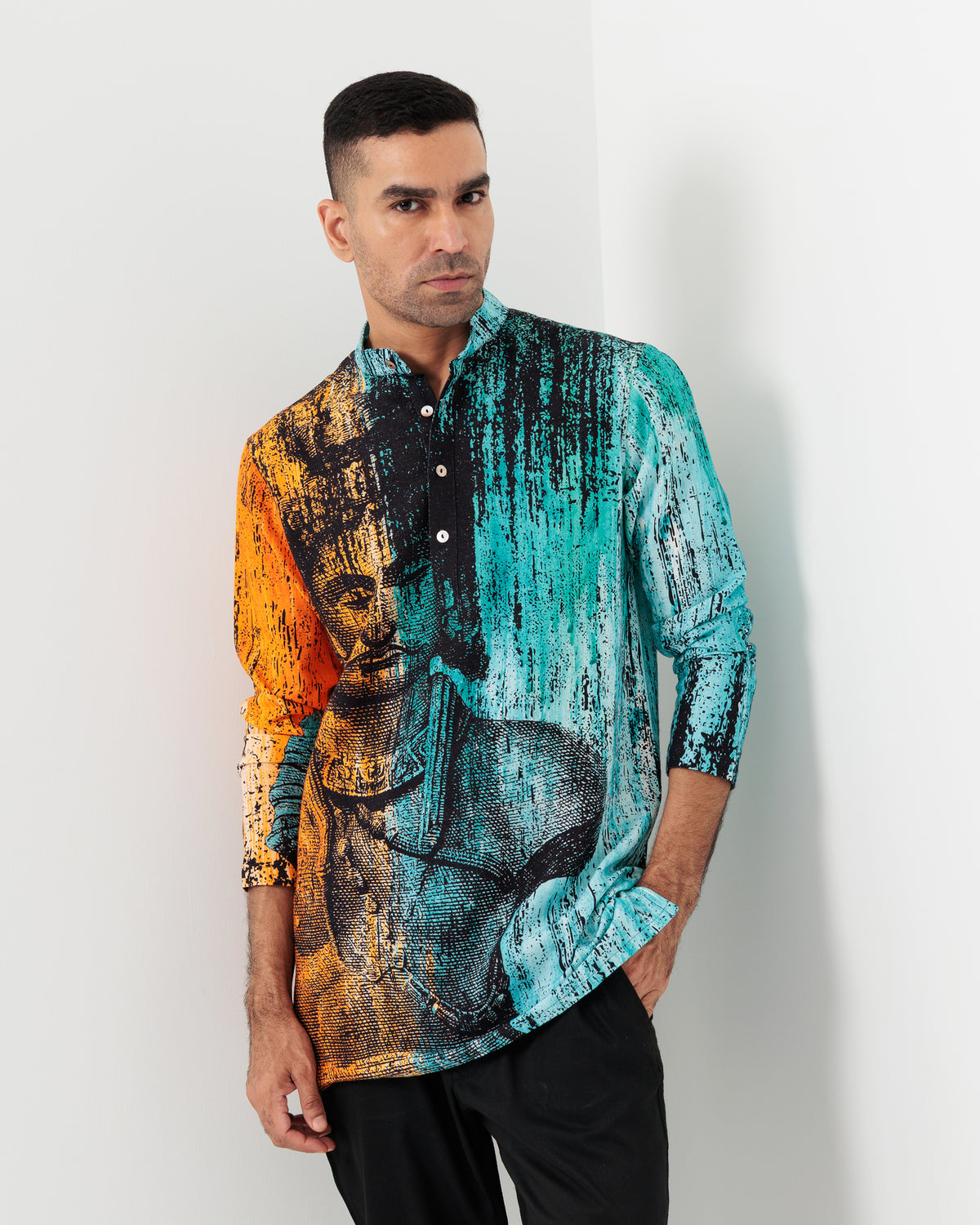 The Bodhisattva Amongst Us Mid-Length Kurta - view 5