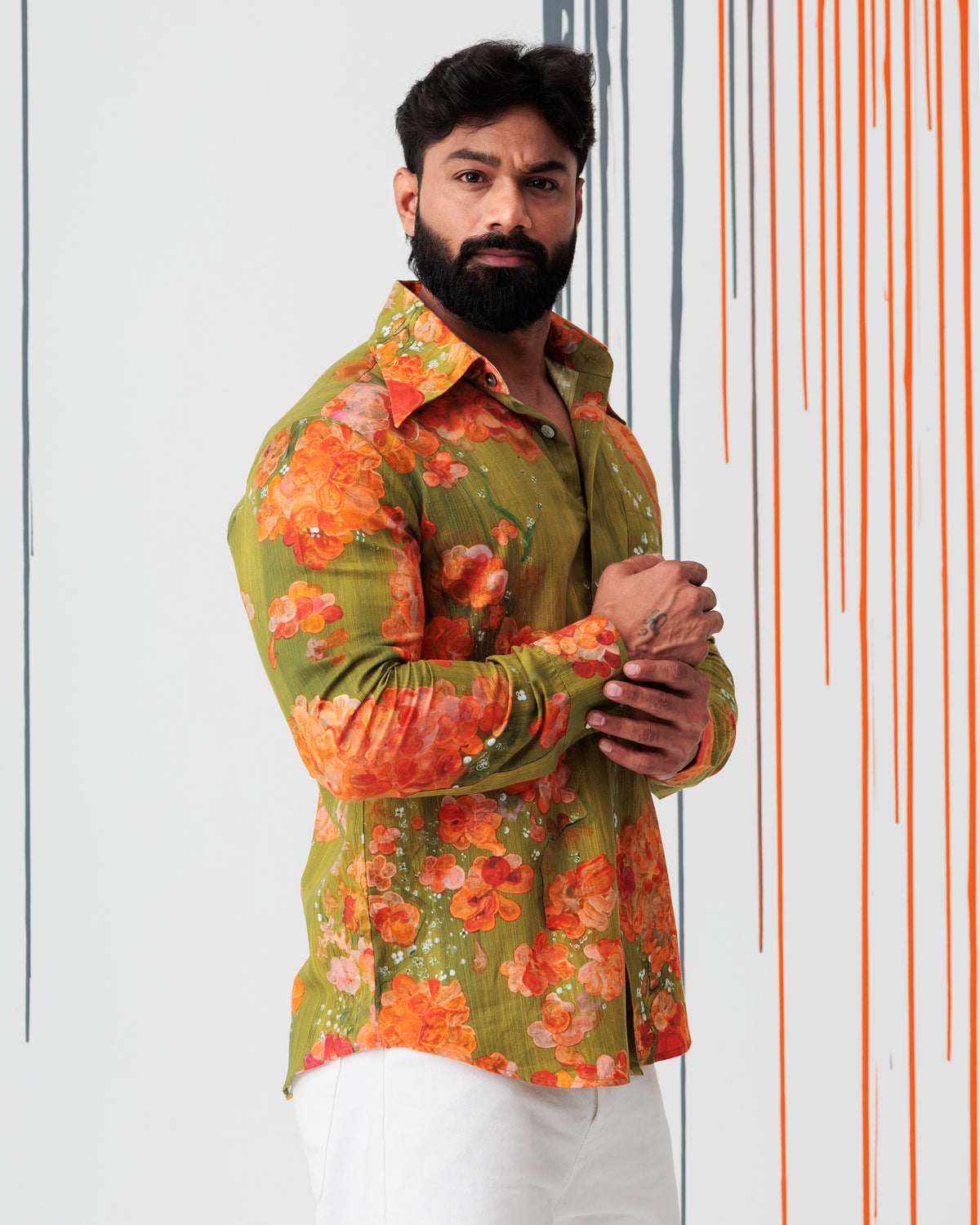Bougainvillea & Moss Western Shirt - view 3