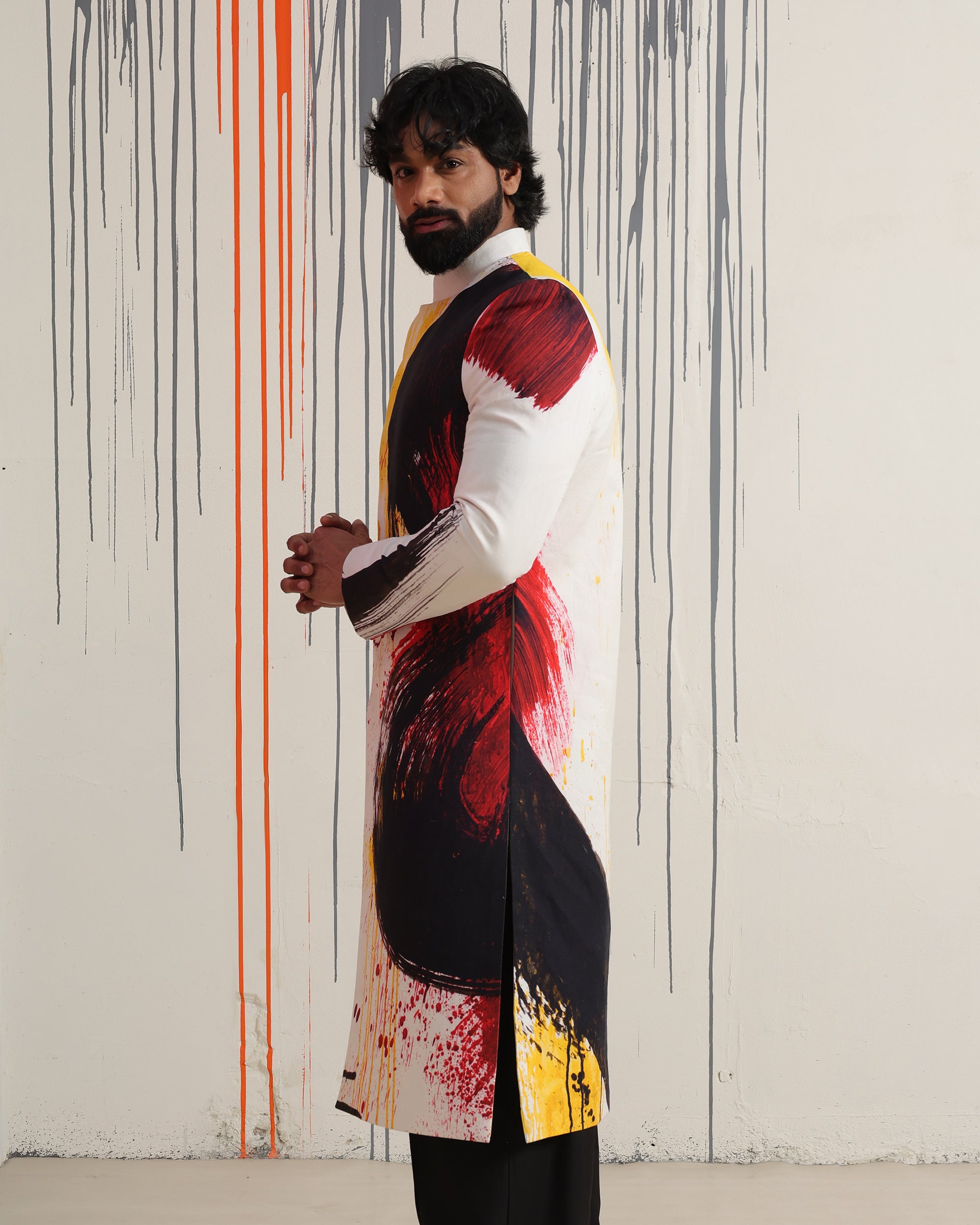 Kinetic Color Sherwani - view 3