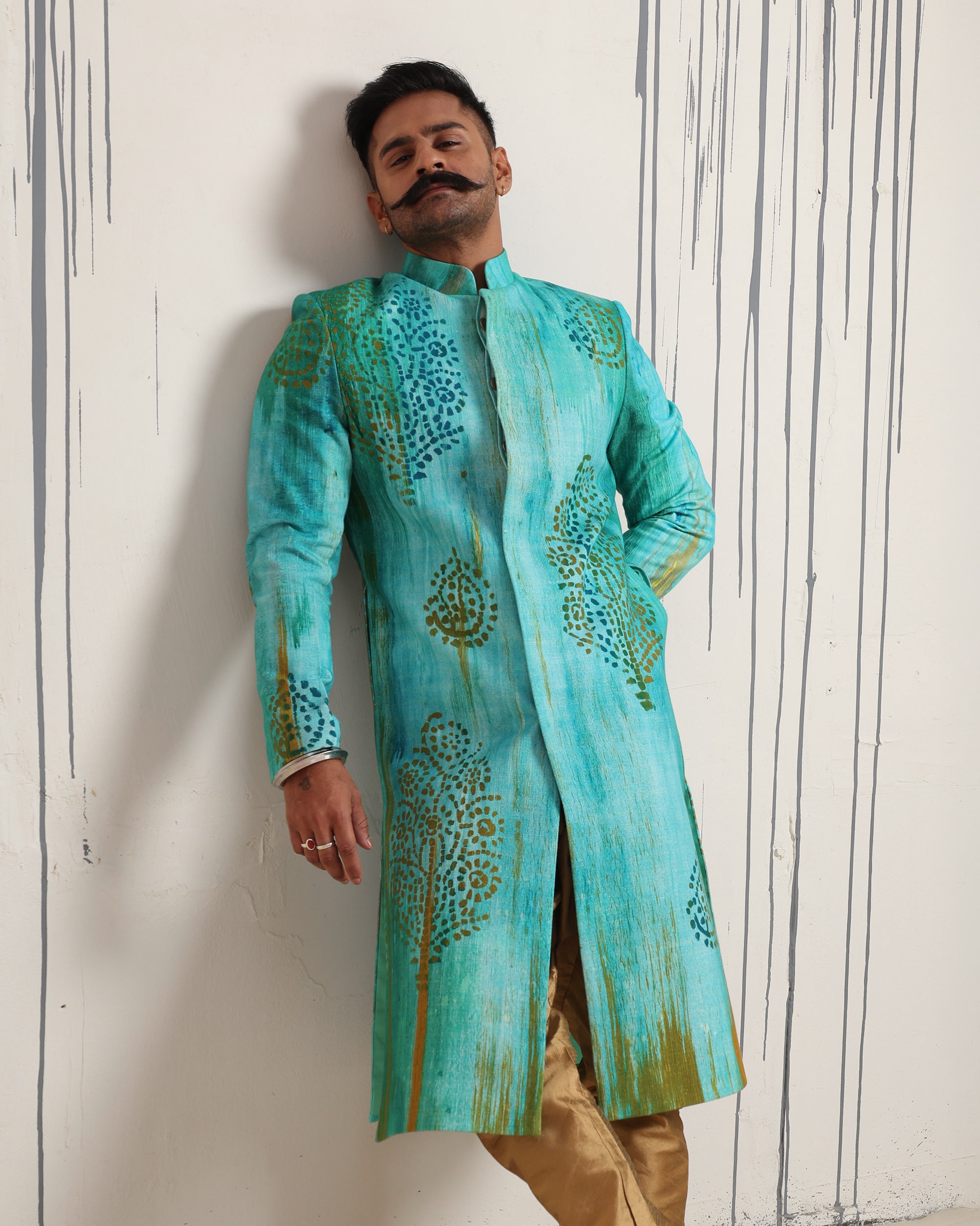 Temple Tree Sherwani - view 5