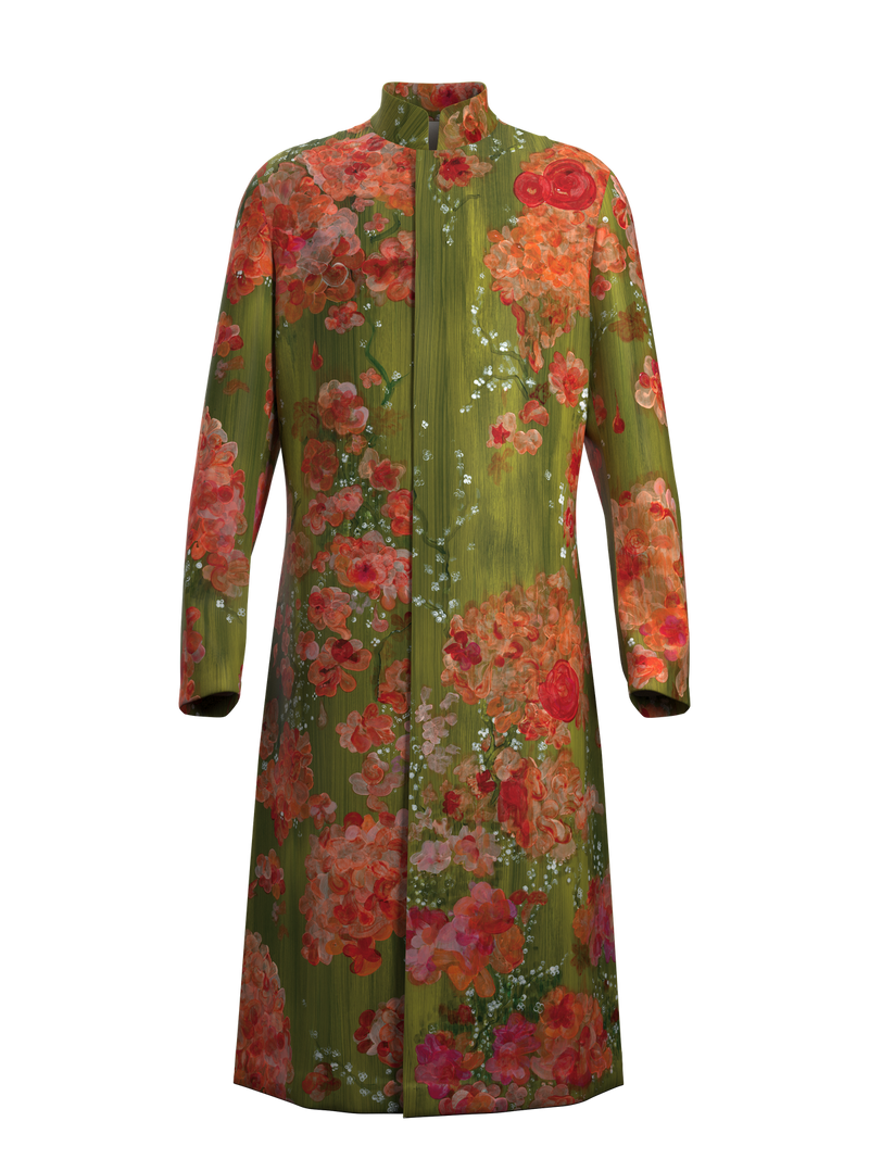 Bougainvillea & Moss Sherwani