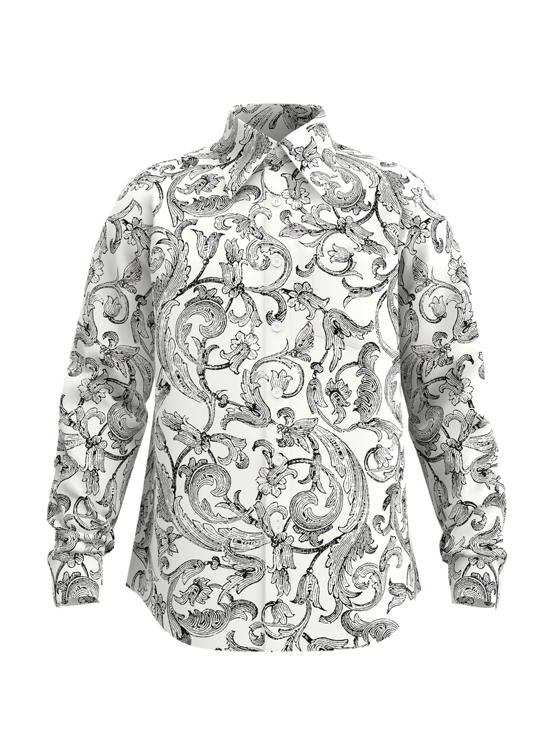 Florentine Scroll Western Shirt