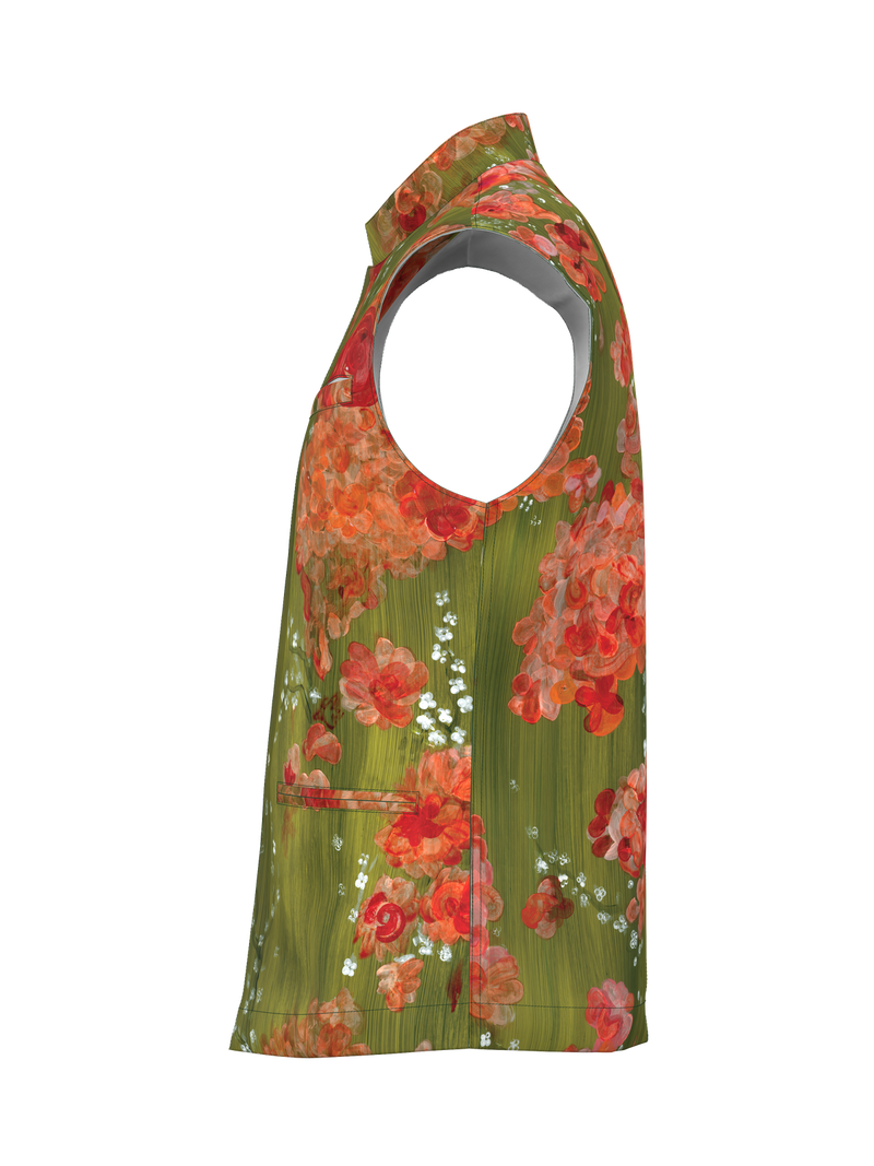 Bougainvillea & Moss Vest