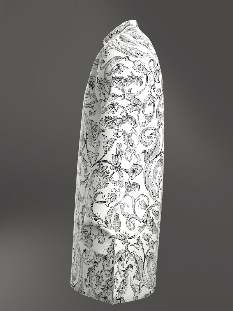 Florentine Scroll Mid-length Kurta