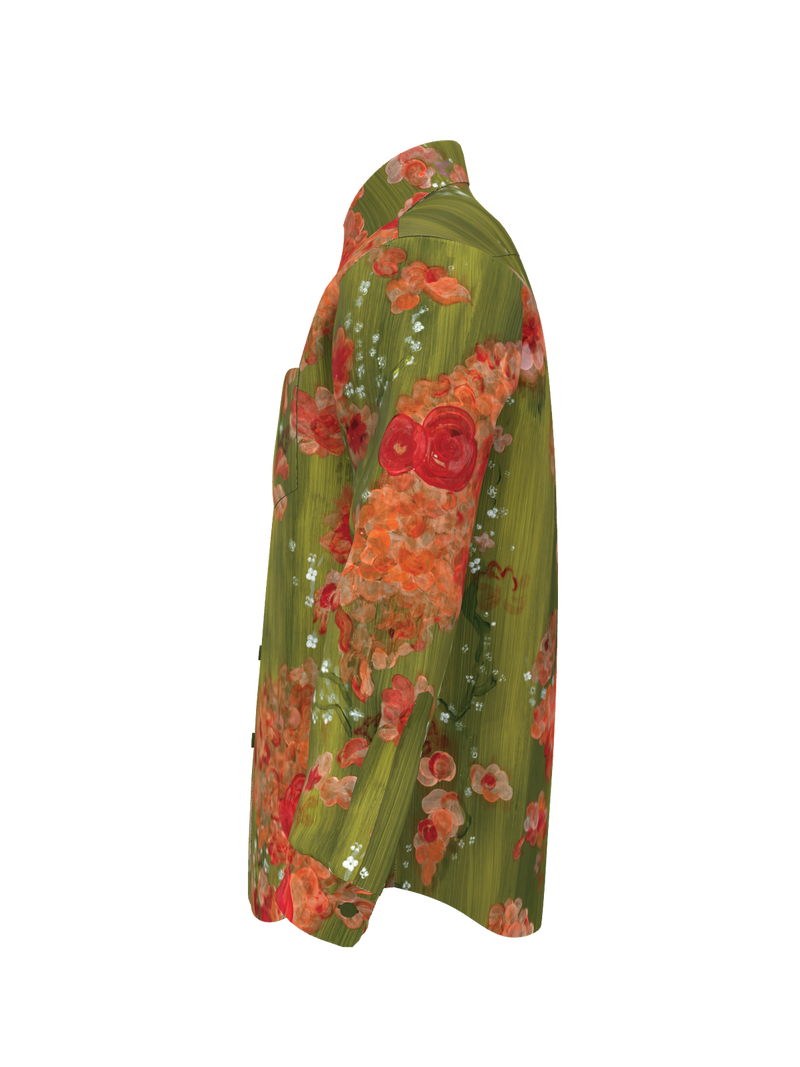 Bougainvillea & Moss Western Shirt