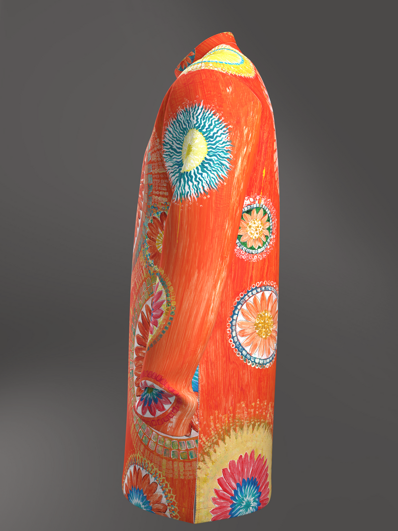 Lotus Mandala Mid-Length Kurta