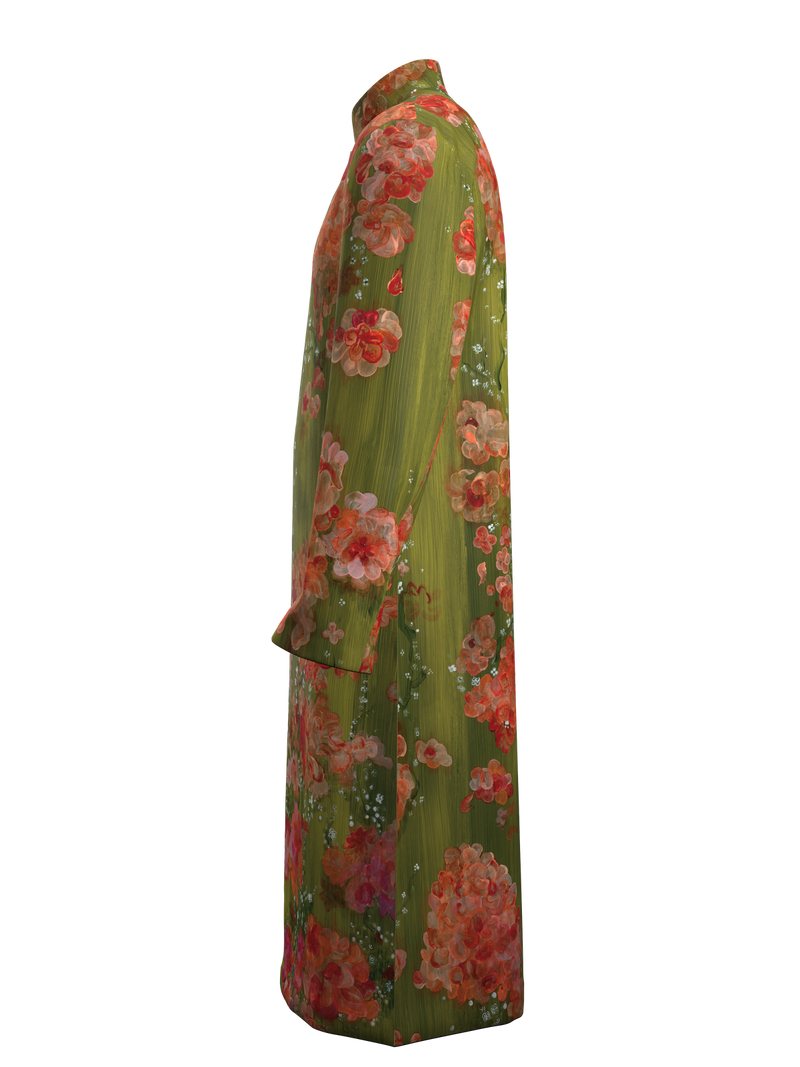 Bougainvillea & Moss Sherwani