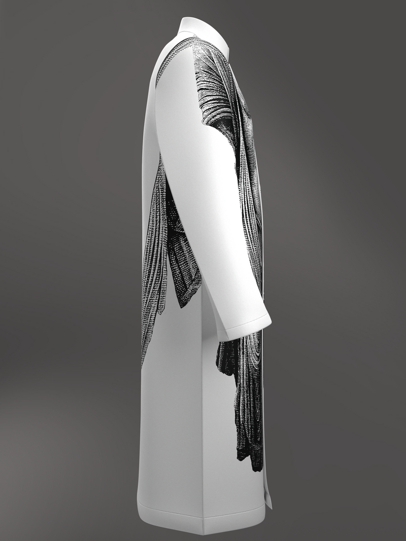 The Bodhisattva Within Sherwani in Black & White