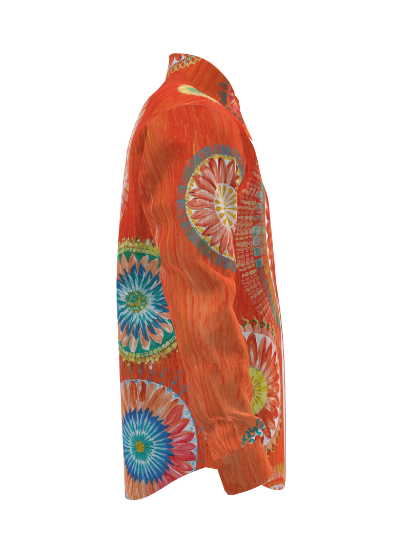 Lotus Mandala Western Shirt