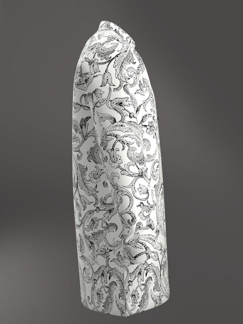 Florentine Scroll Mid-length Kurta