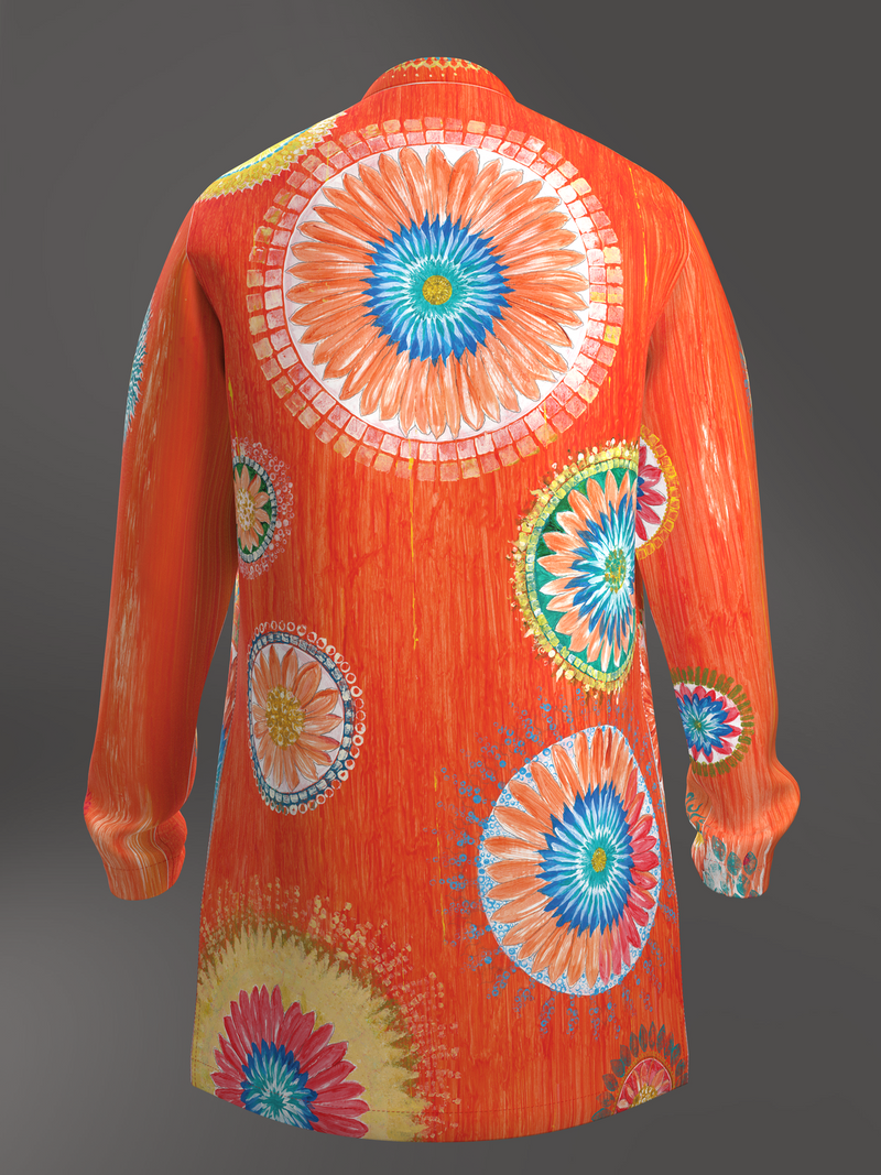 Lotus Mandala Mid-Length Kurta
