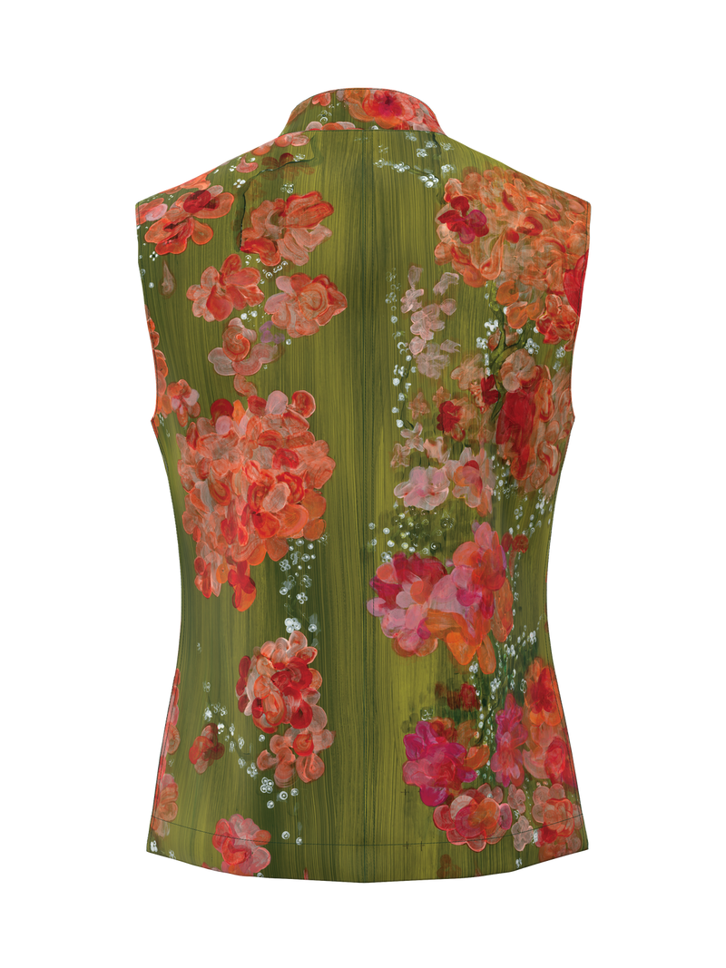 Bougainvillea & Moss Vest