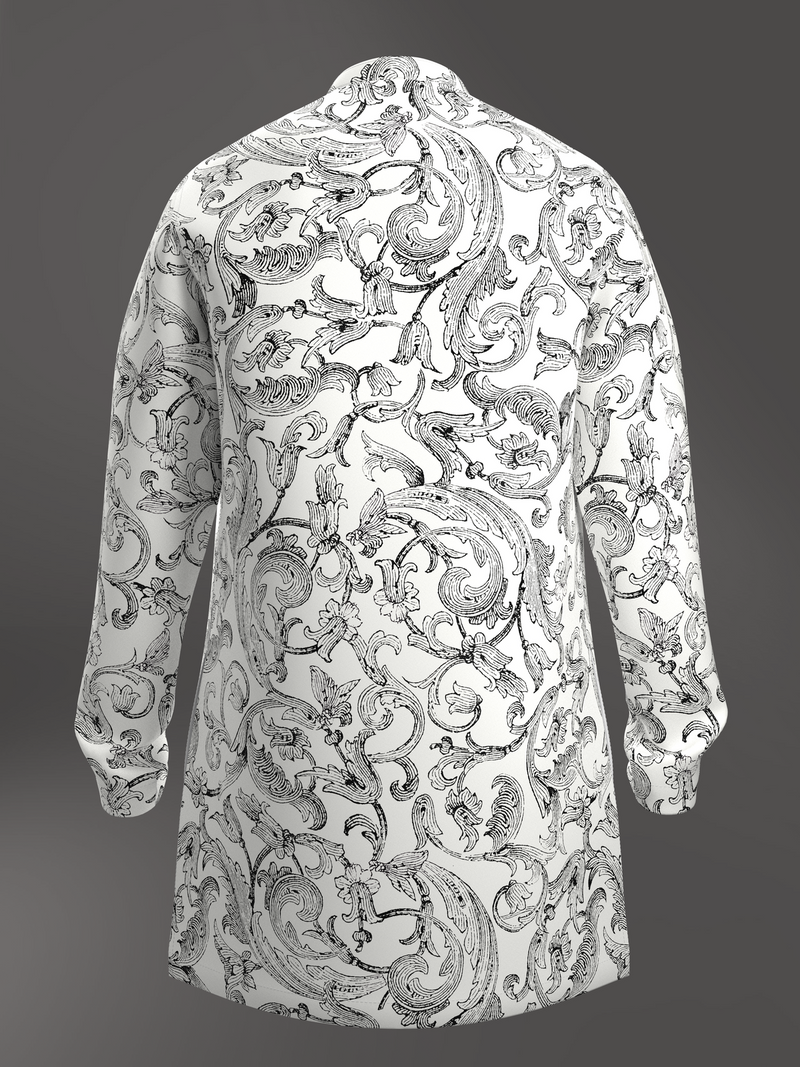Florentine Scroll Mid-length Kurta