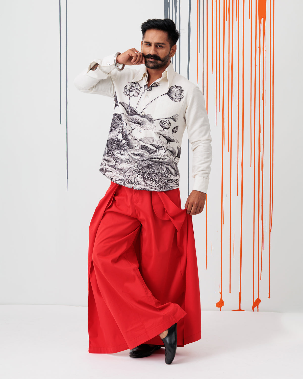 Black Lotus Western Shirt