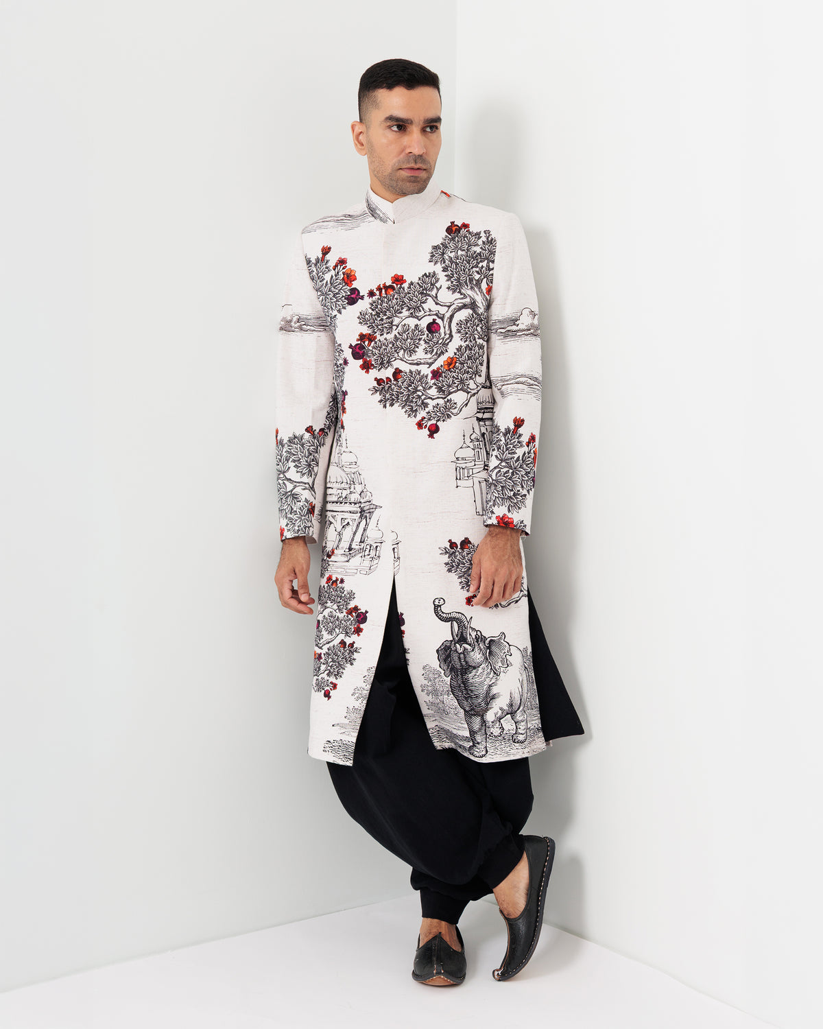 Pomegranate Pavilion Sherwani - view 7