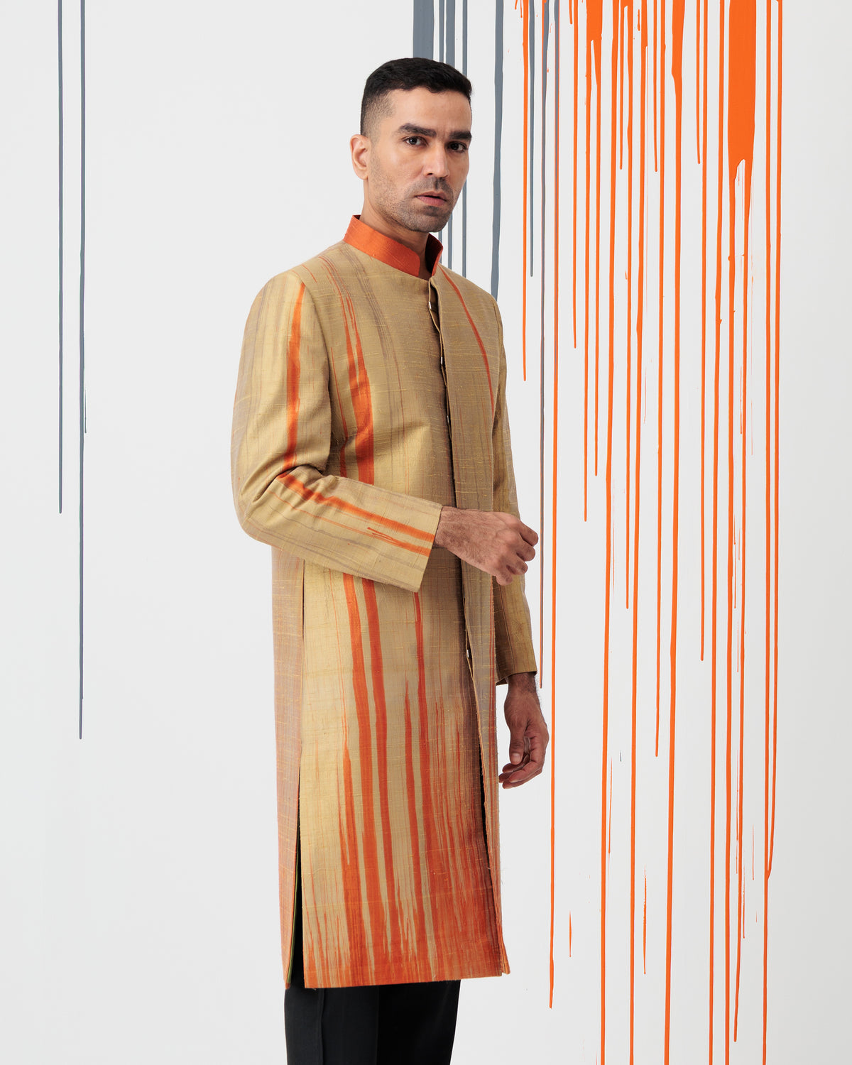 The Fire Within Sherwani - view 3