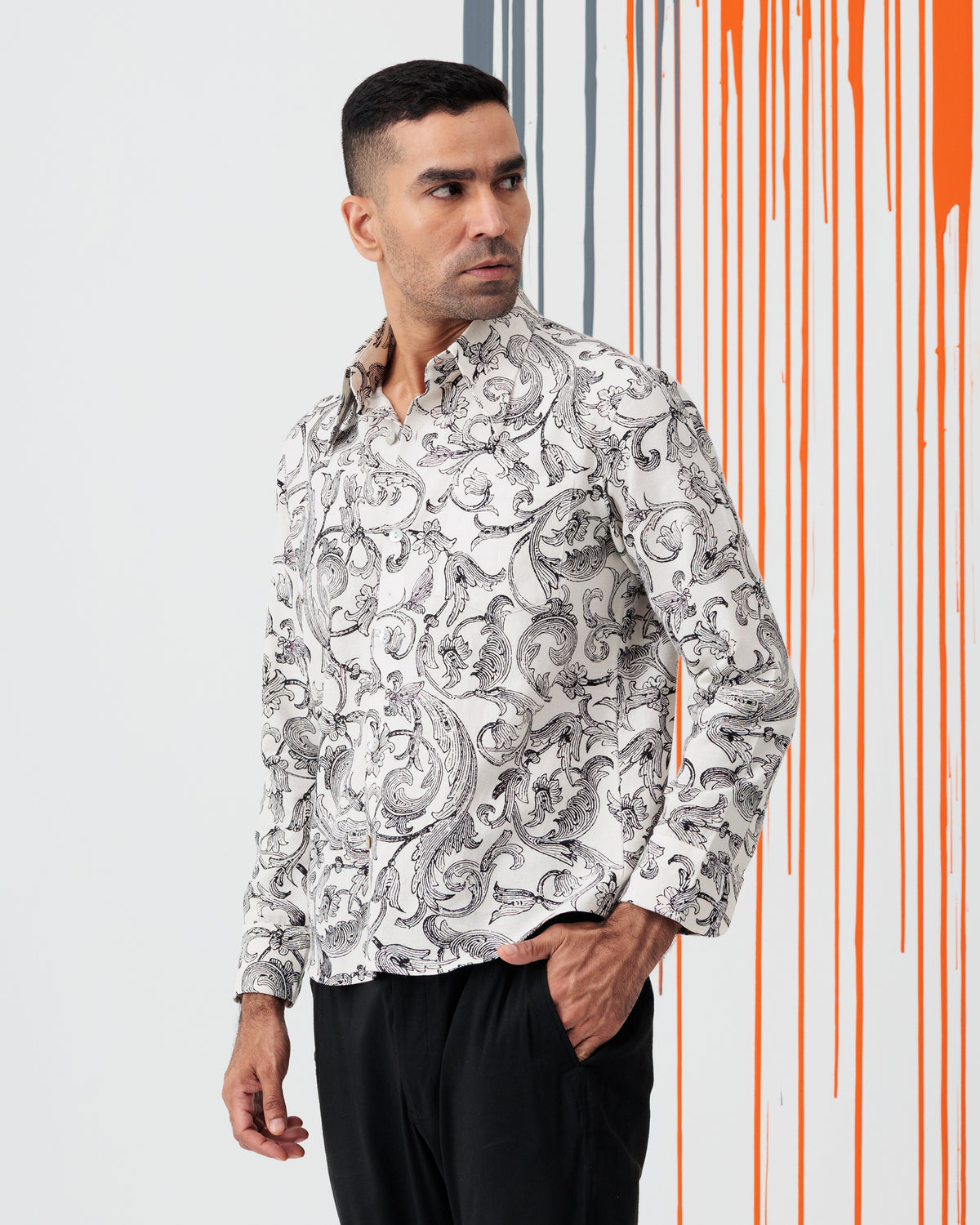 Florentine Scroll Western Shirt - view 5