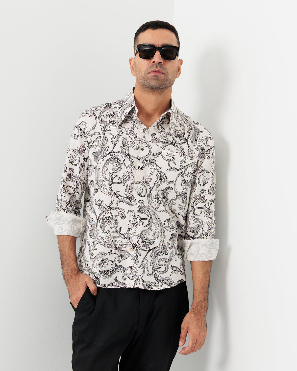 Florentine Scroll Western Shirt - view 6