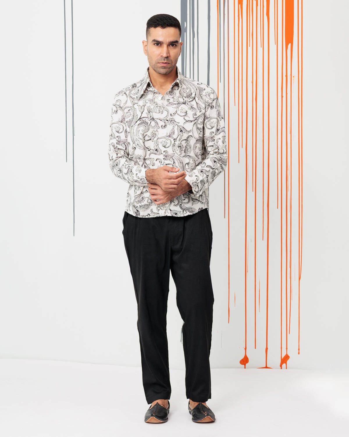 Florentine Scroll Western Shirt
