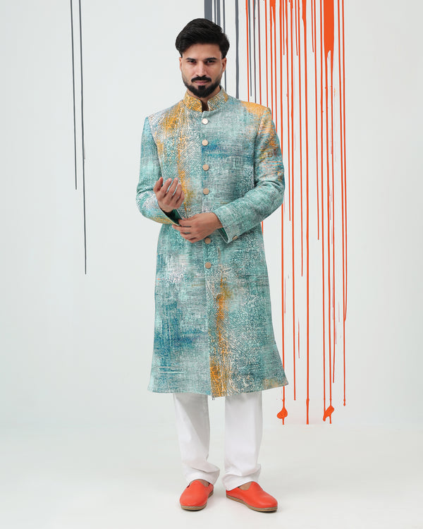 Urban Paisley Sherwani