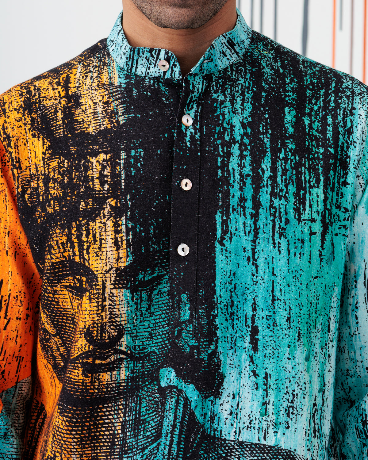 The Bodhisattva Amongst Us Mid-Length Kurta - view 4