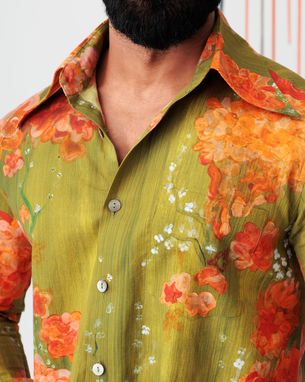 Bougainvillea & Moss Western Shirt - view 4