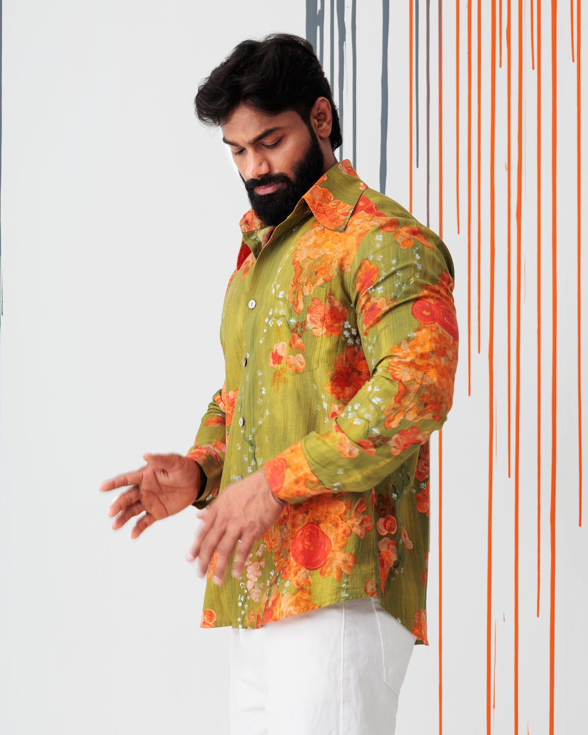 Bougainvillea & Moss Western Shirt - view 5