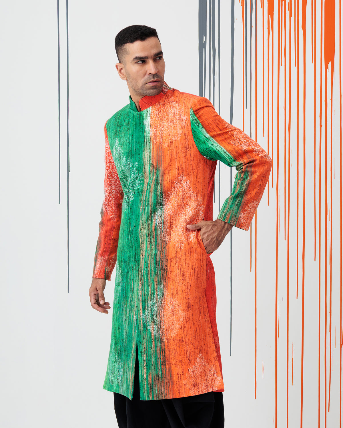 Court Tapestry Sherwani - view 3