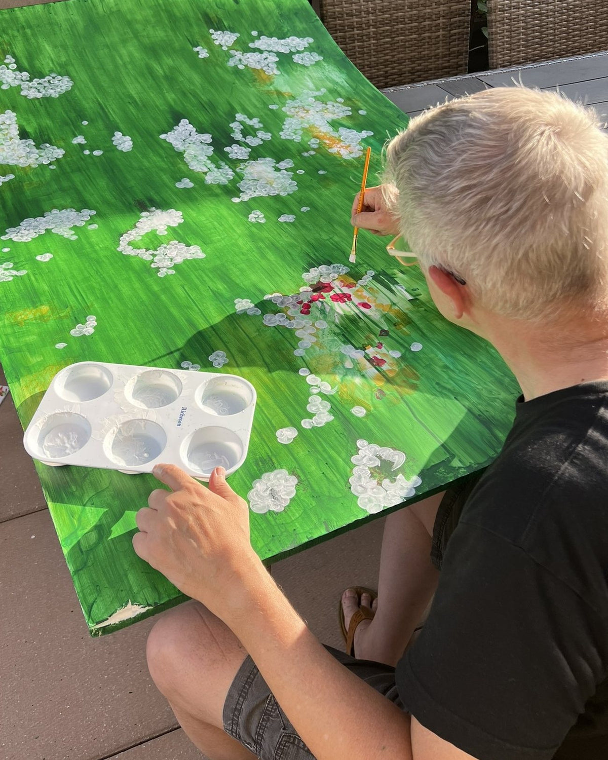 DeWitt Kendall painting original artwork by hand