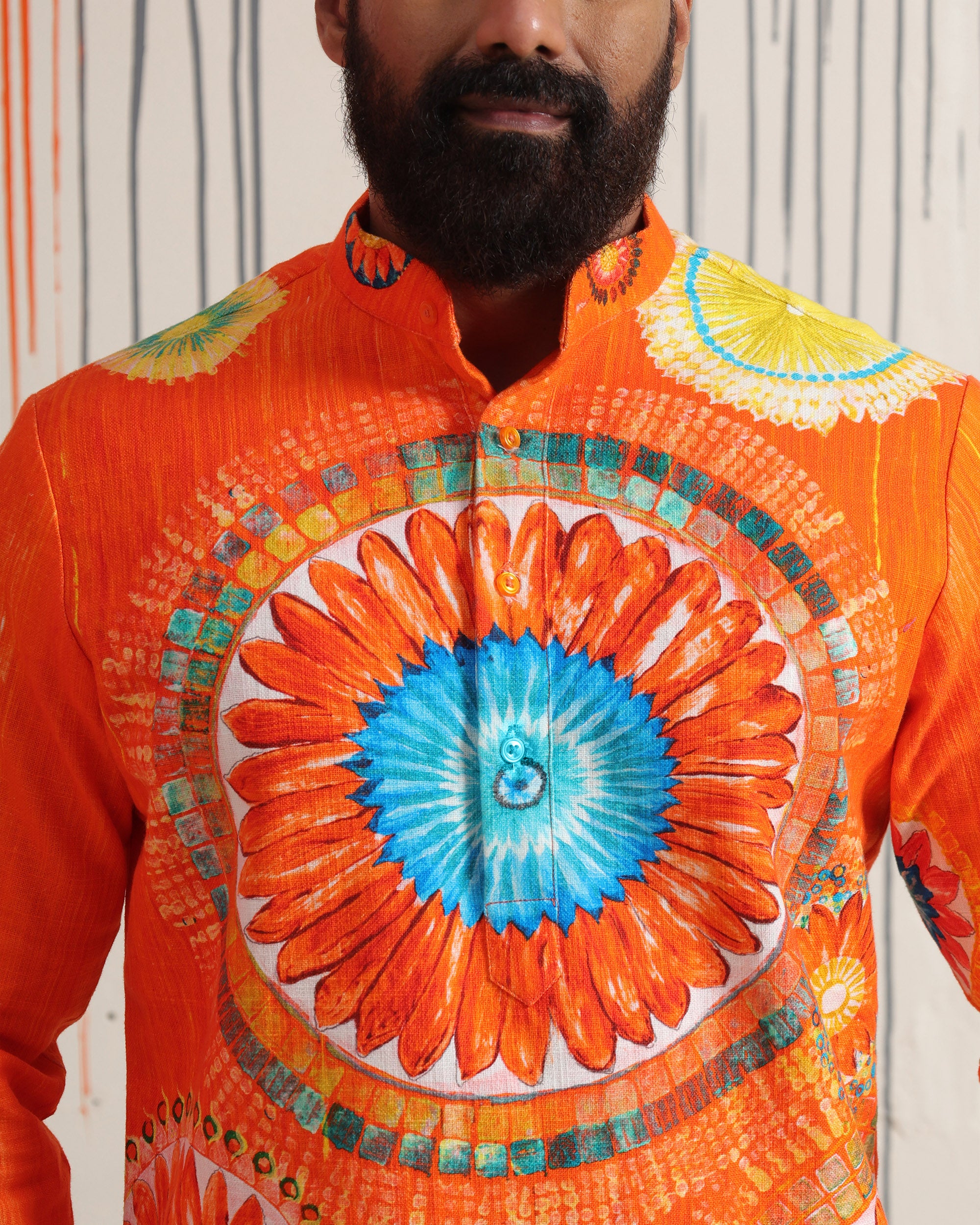 Lotus Mandala Mid-Length Kurta - view 4