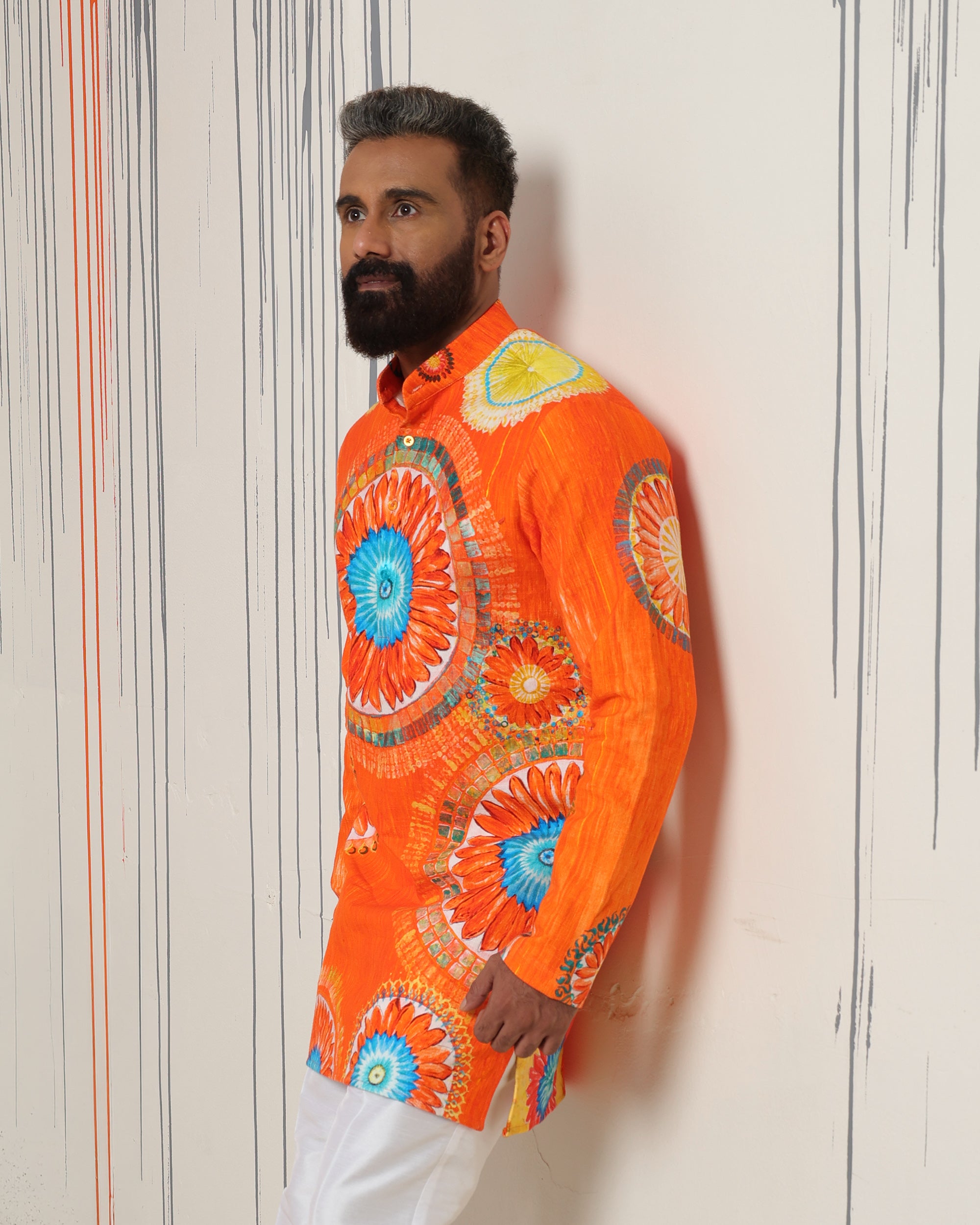 Lotus Mandala Mid-Length Kurta - view 5