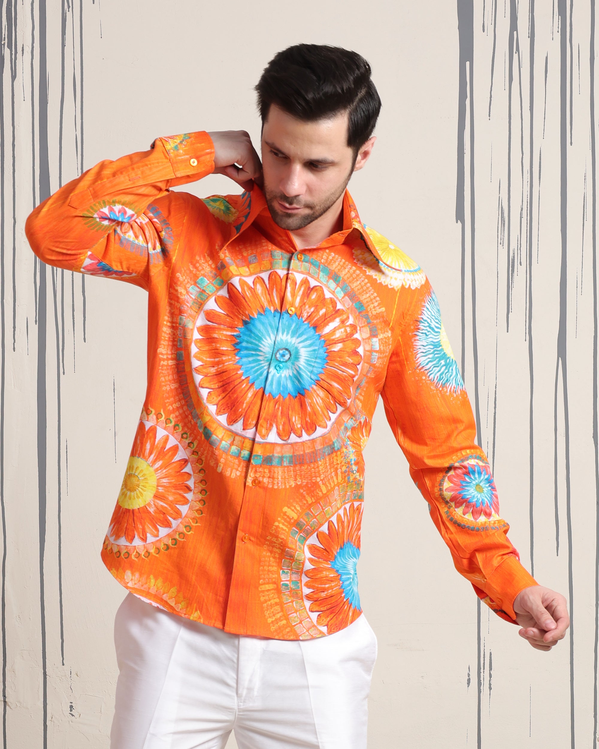 Lotus Mandala Western Shirt - view 5