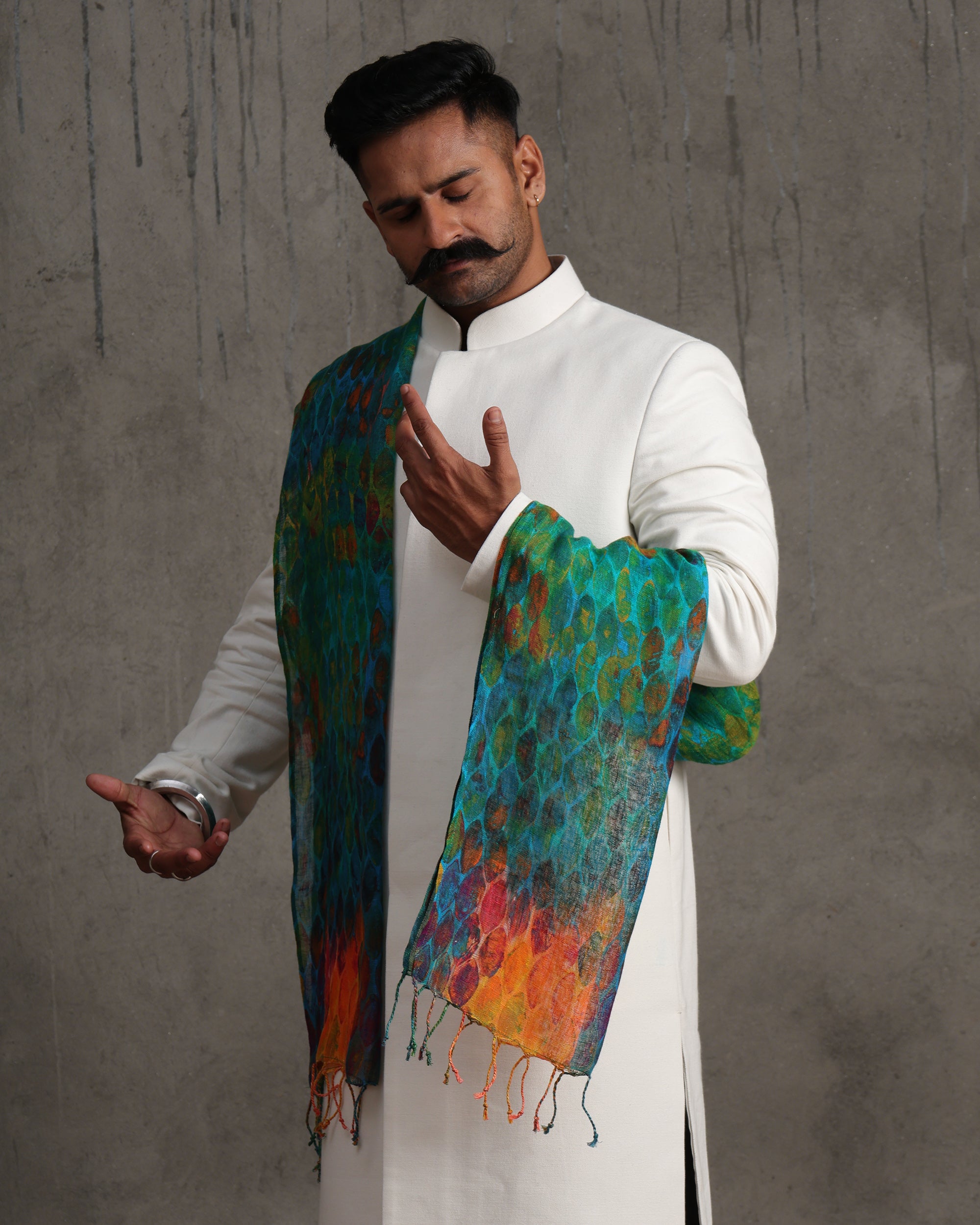 Monsoon Dusk Dupatta - view 3