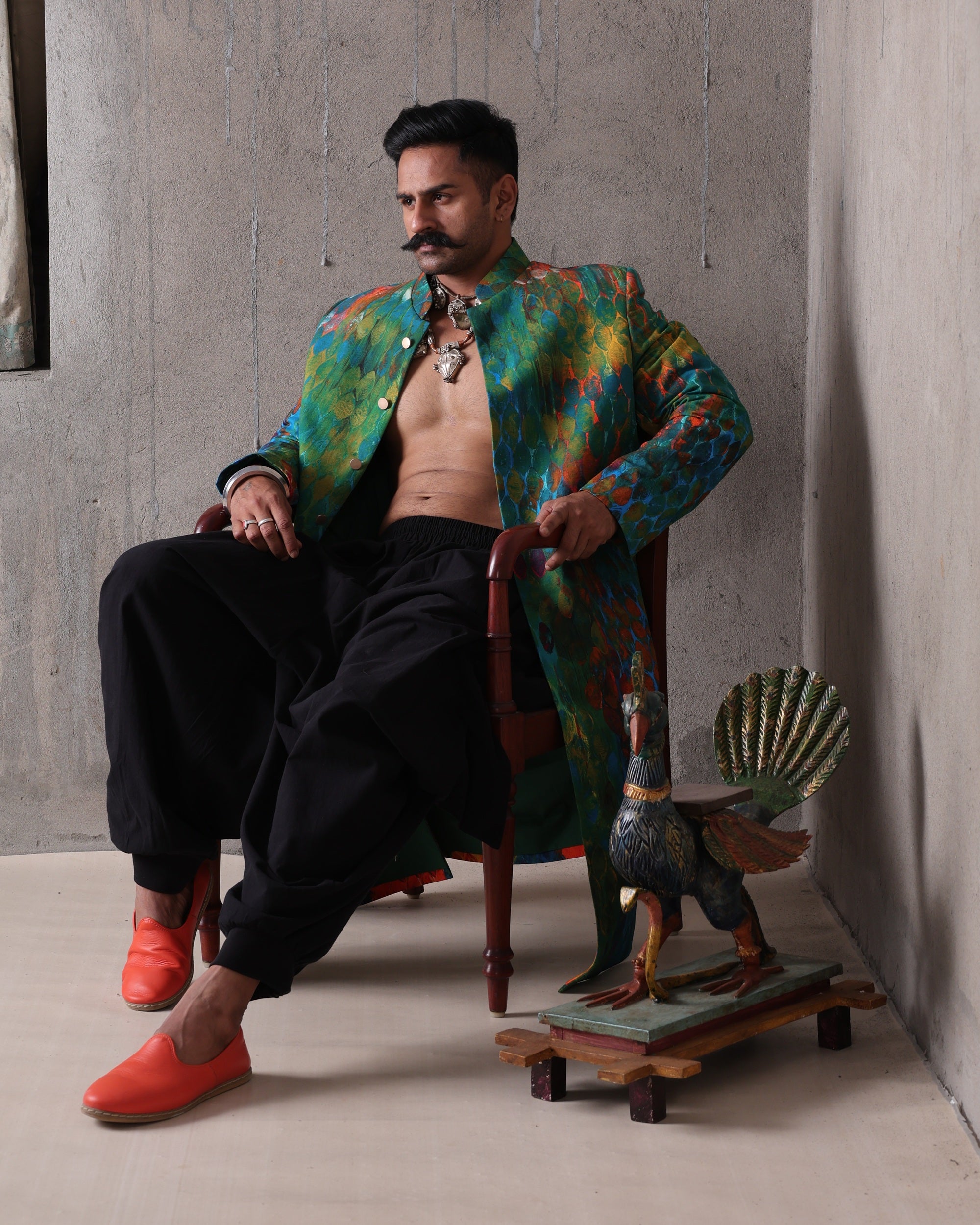 Monsoon Dusk Sherwani - view 7