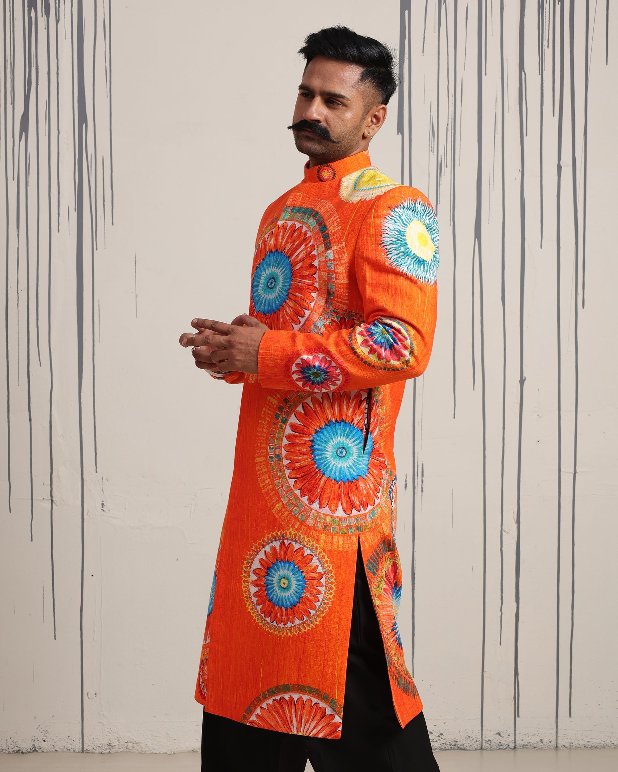Lotus Mandala Sherwani - view 5