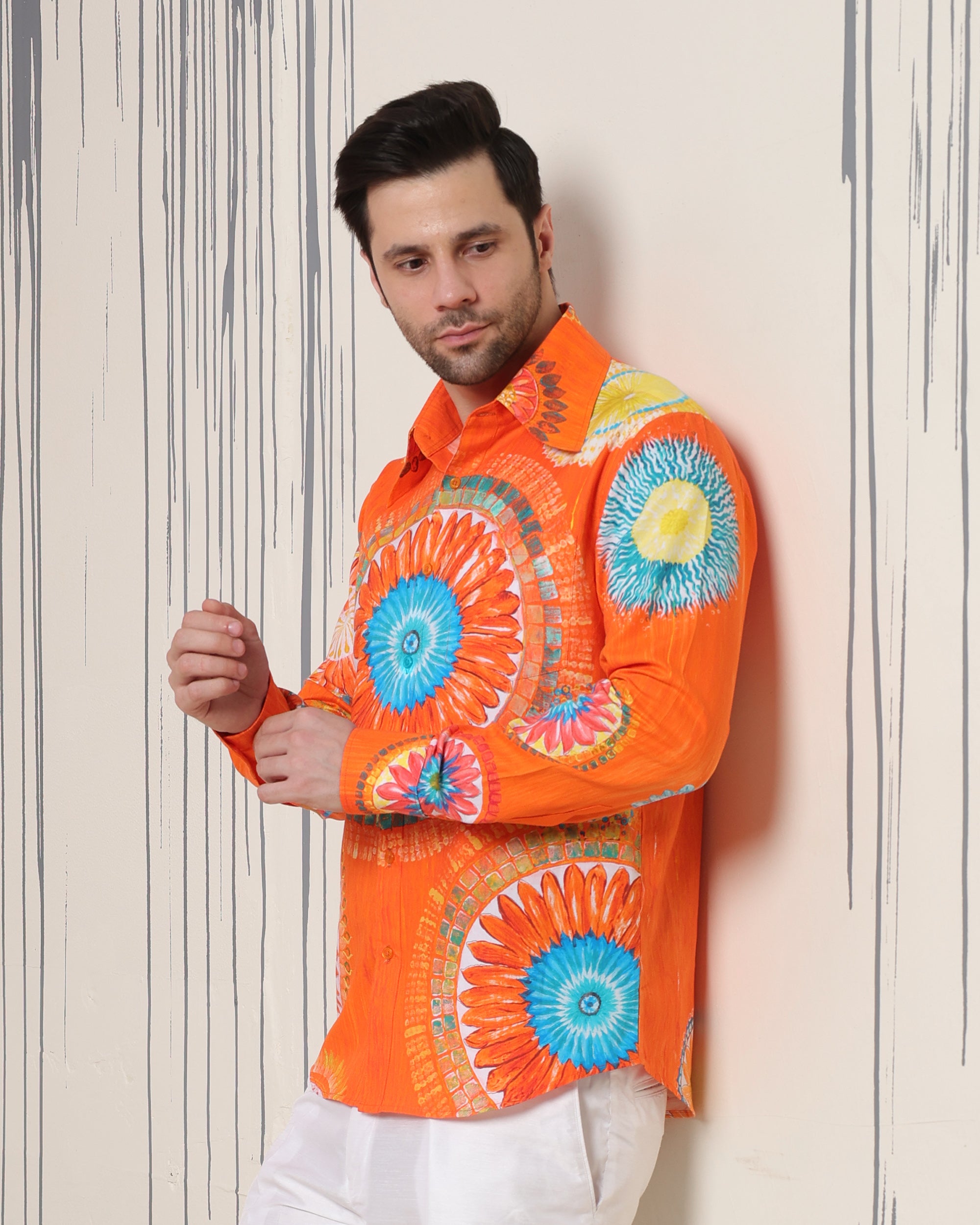 Lotus Mandala Western Shirt - view 3