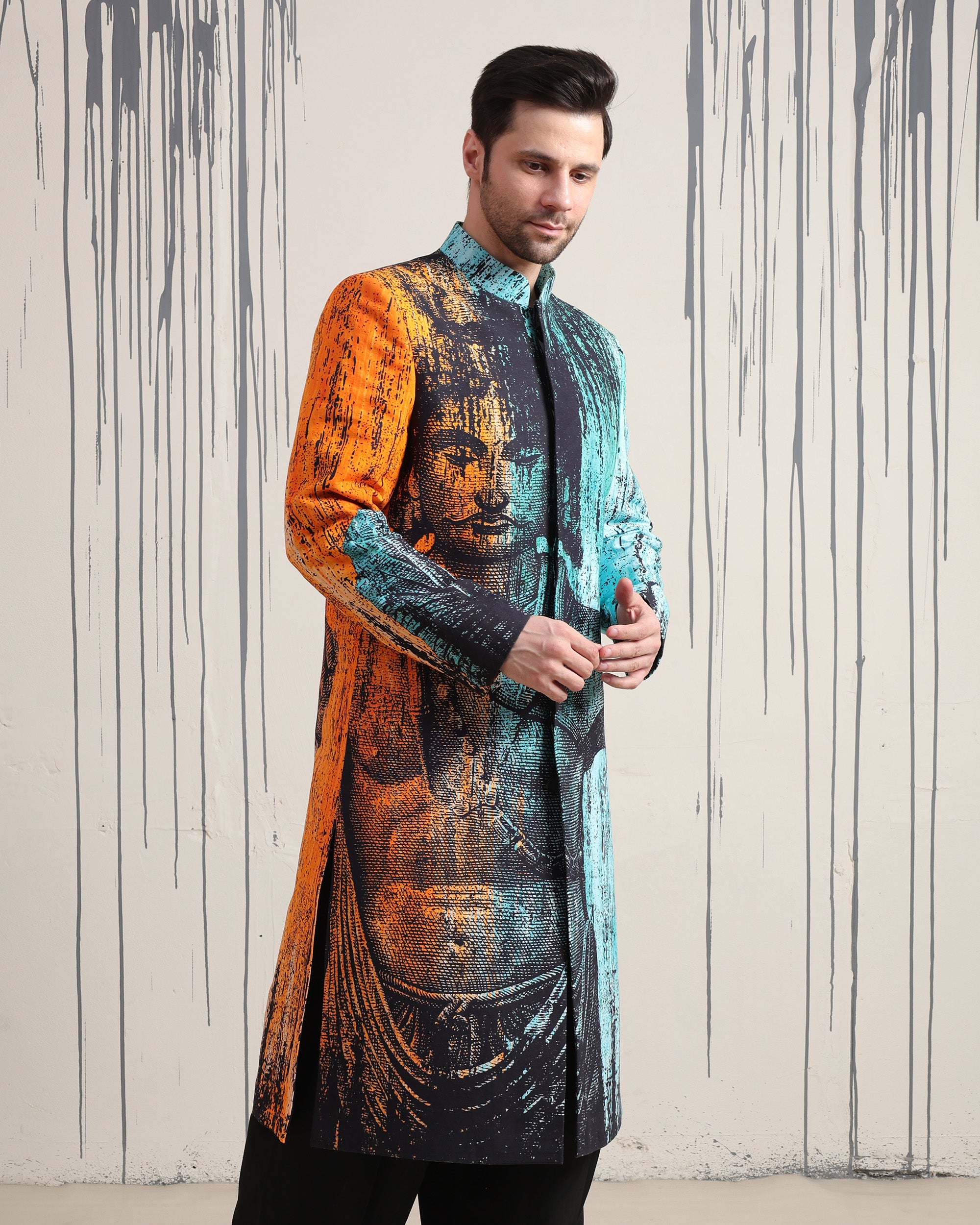 The Bodhisattva Amongst Us Sherwani - view 3
