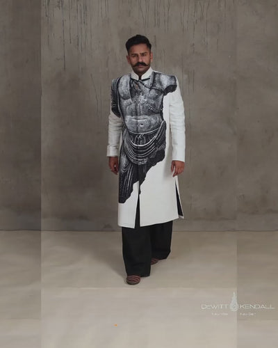 The Bodhisattva Within Sherwani in Black & White - reel