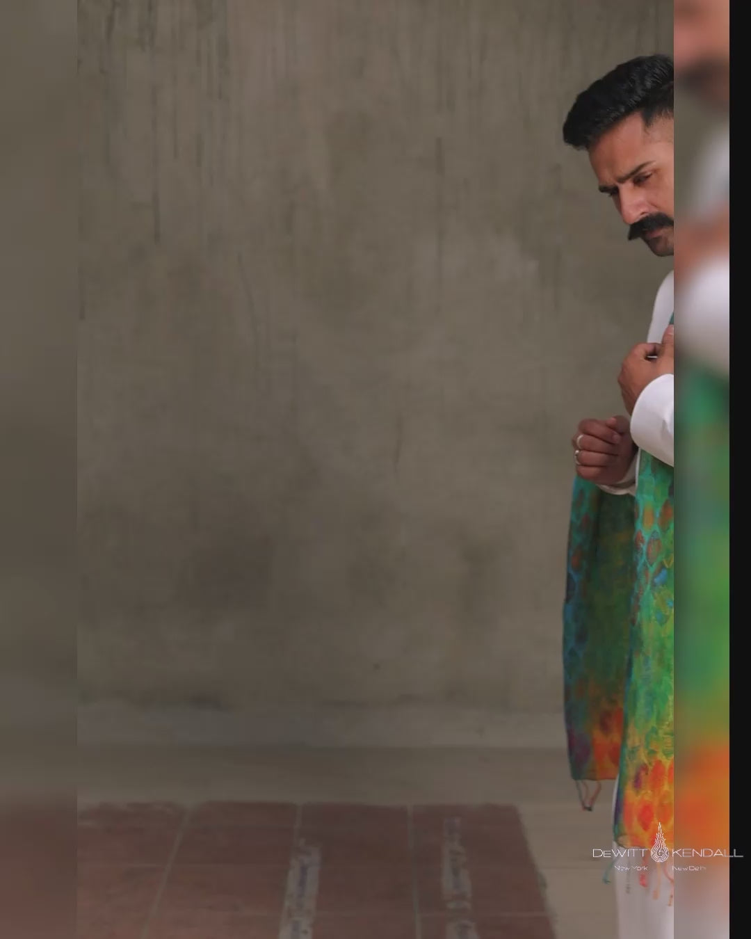 Monsoon Dusk Dupatta - reel