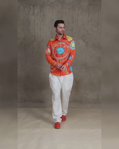 Lotus Mandala Western Shirt - reel