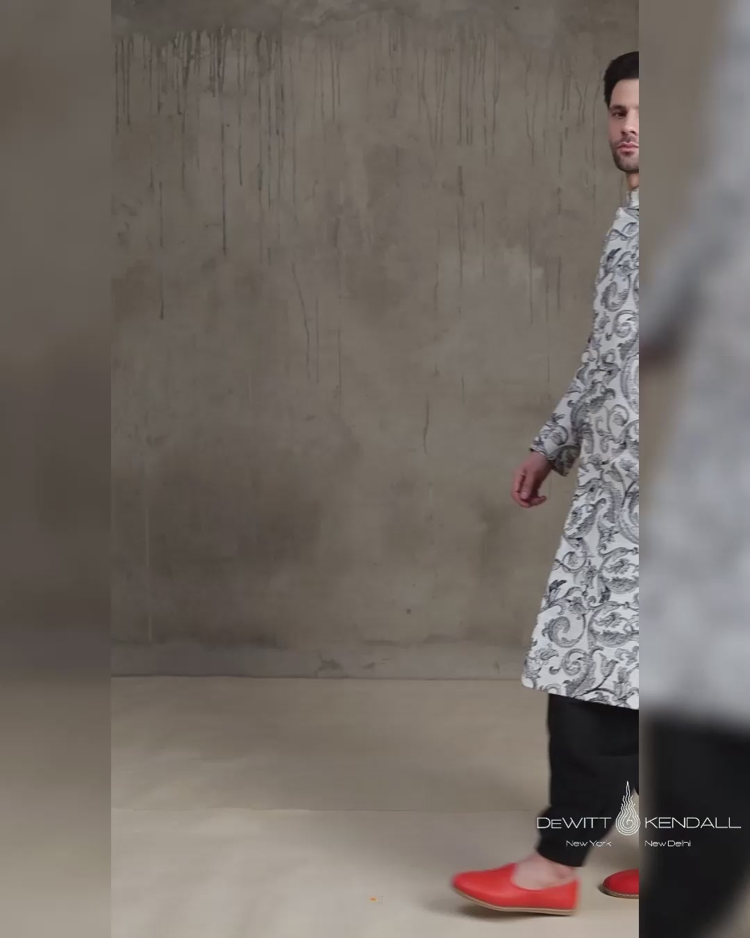Florentine Scroll Sherwani - reel