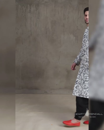 Florentine Scroll Sherwani - reel